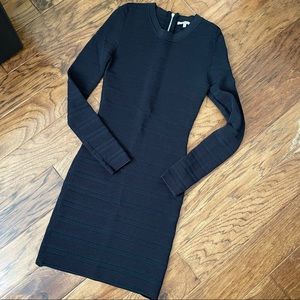 ASILIO Bondage Mummify Me Black Long Sleeve Dress